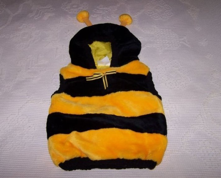 Bee Costume w Stinger, Sz 12 to 24 Months, Plush