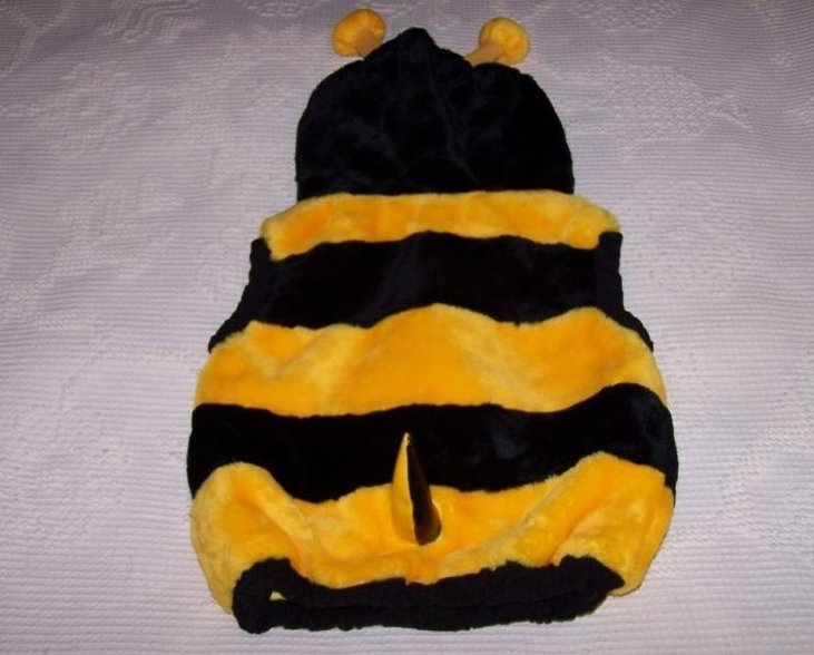 Image 1 of Bee Costume w Stinger, Sz 12 to 24 Months, Plush