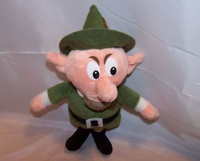 Rudolph Red Nosed Reindeer Angry Elf Plush Stuffed