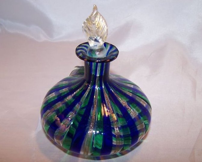 Image 0 of Perfume Bottle Murano, Linea Valentina, Italian Glass