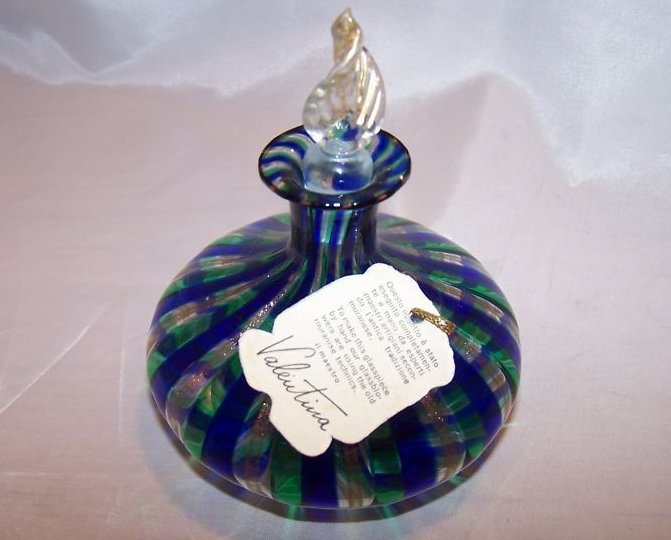 Image 2 of Perfume Bottle Murano, Linea Valentina, Italian Glass