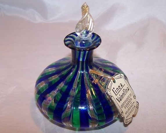 Image 5 of Perfume Bottle Murano, Linea Valentina, Italian Glass