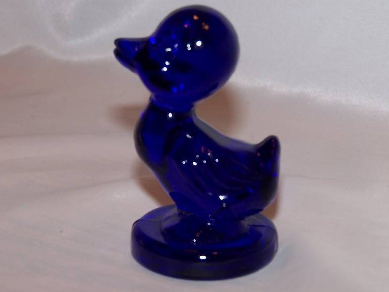 Image 2 of Boyd Glass Cobalt Blue Duck