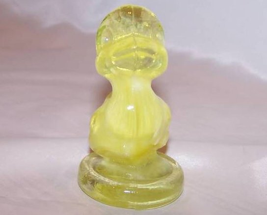 Image 2 of Boyd Glass Yellow Slag Duck