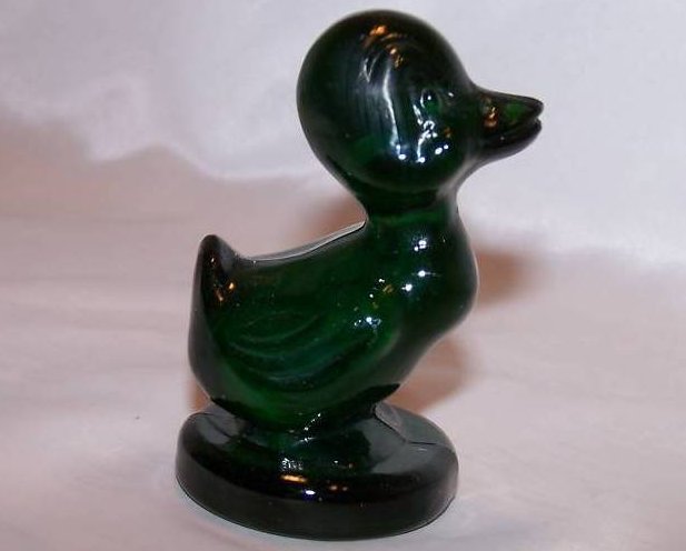 Image 2 of Boyd Glass Dark Green Duck