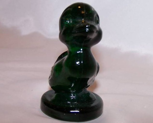 Image 3 of Boyd Glass Dark Green Duck