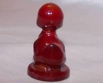 Image 1 of Boyd Glass Cranberry Red Duck