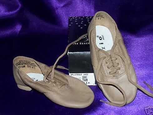 Image 0 of New in Box 10.5 M Youth Split Sole Jazz Dance Shoes