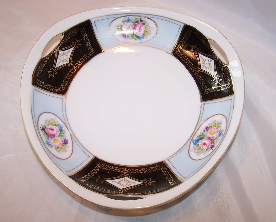 Noritake Hand Painted Vegetable Serving Bowl, Gold Highlights