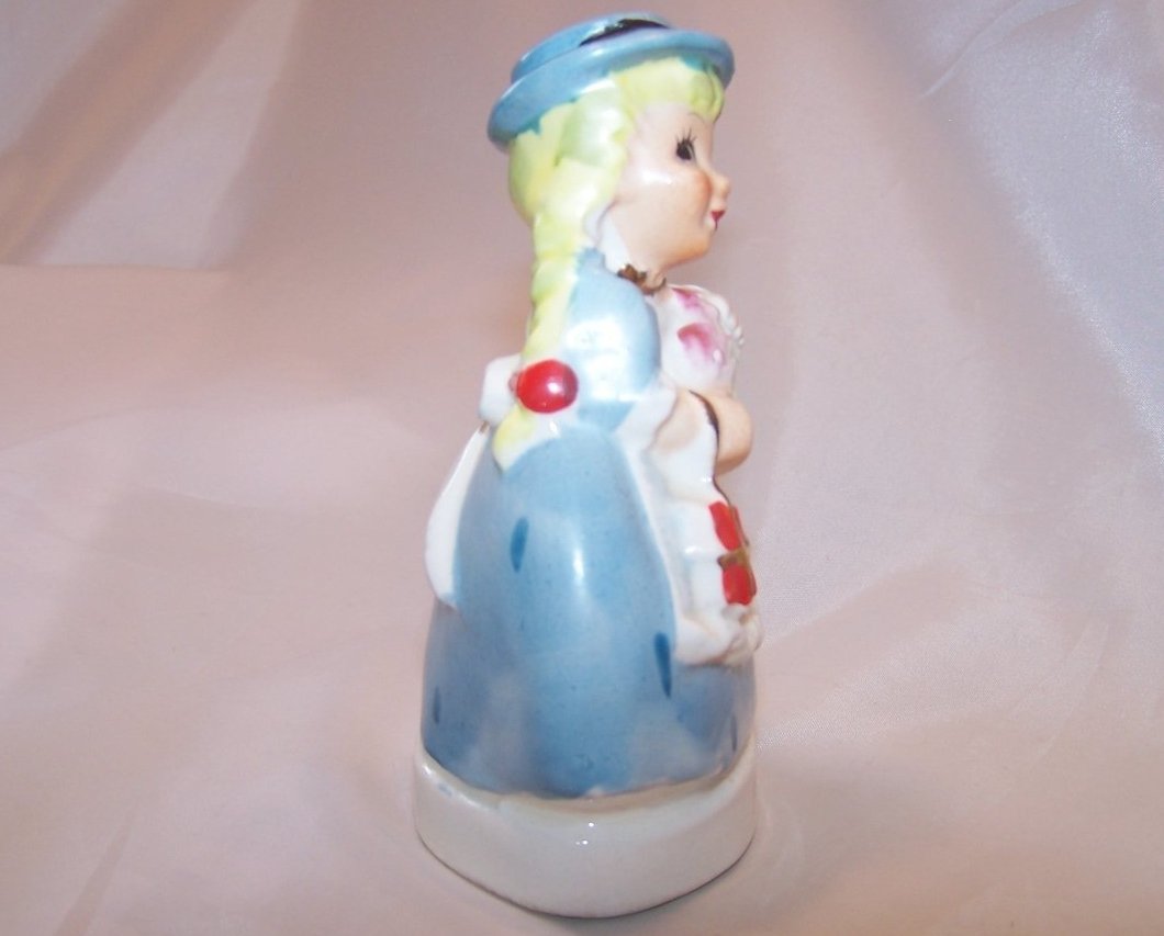 Image 3 of Goldilocks w Bouquet and Book, Japanese Japan Figurine