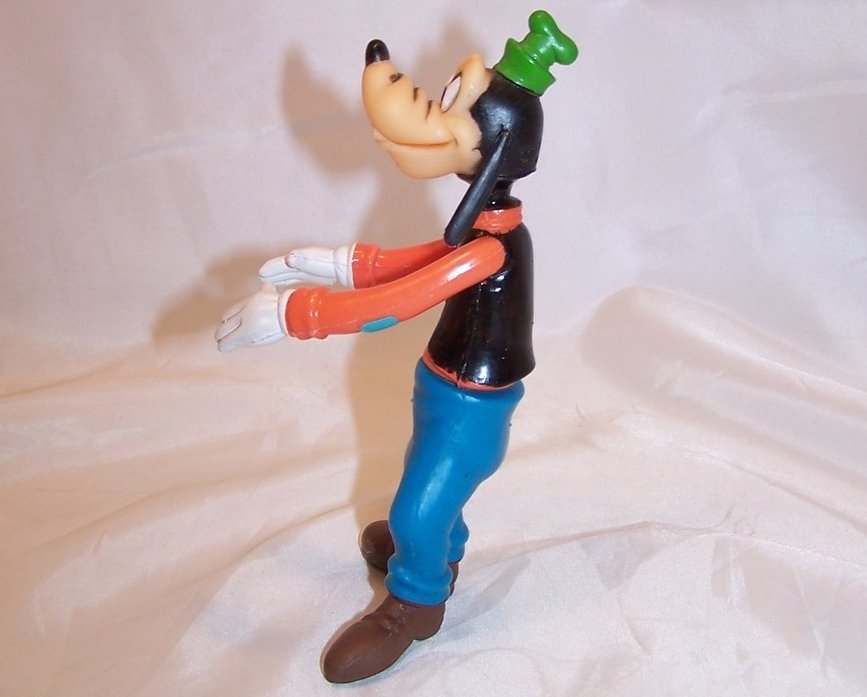 Image 1 of Goofy Poseable Plastic Figure, Vintage, Disney