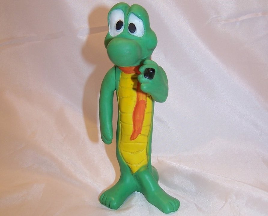 Albert Alligator Poseable Plastic Figure, Walt Kelly, Vintage