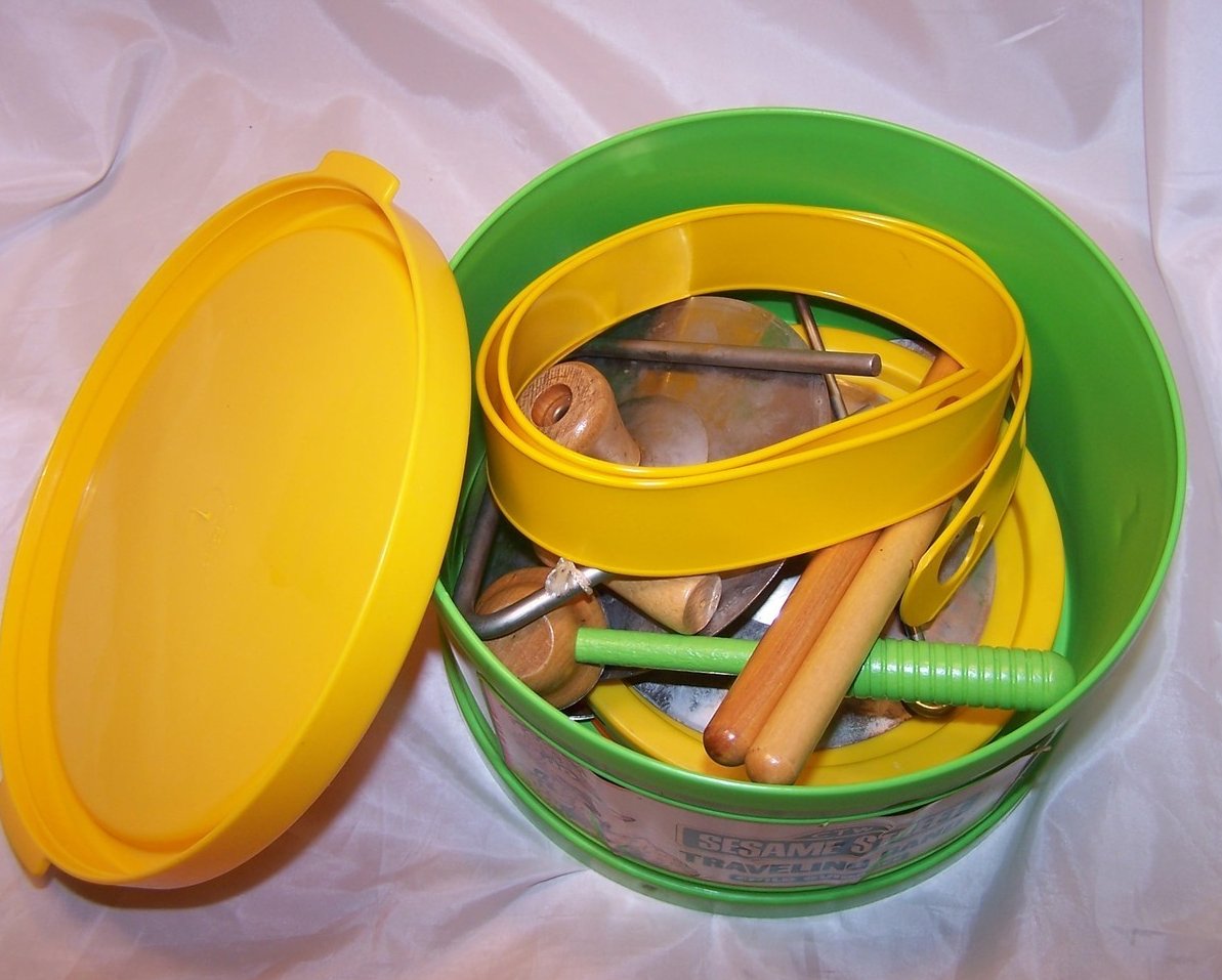 Image 1 of Sesame Street Traveling Toy Band, Child Guidance, Vintage