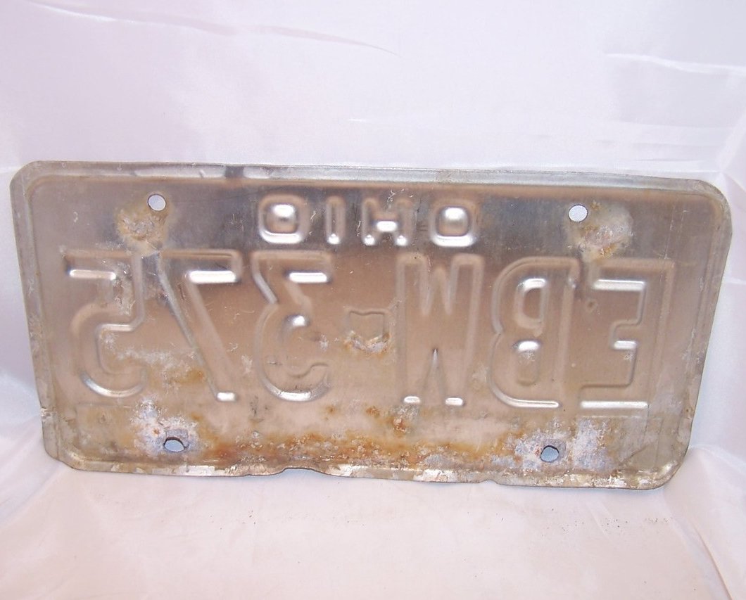 Image 1 of EBW 375 Single License Plate, Ohio