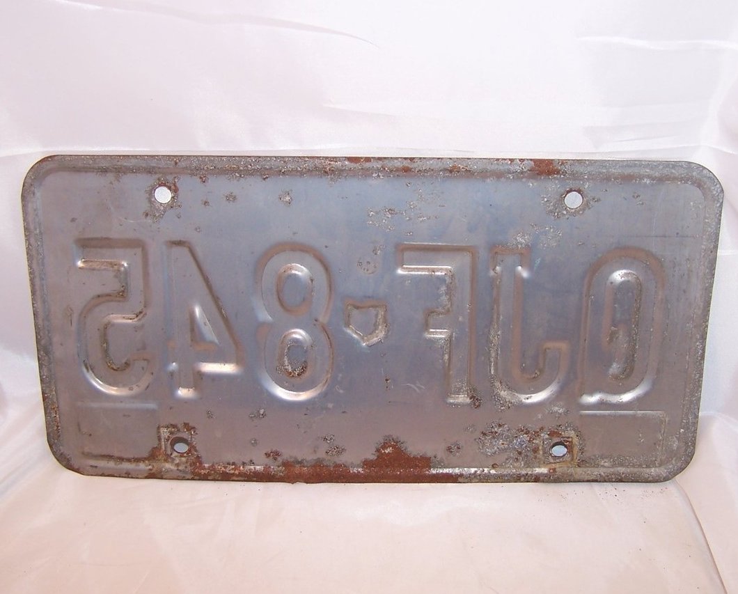 Image 1 of QJF 845 Single License Plate, Ohio