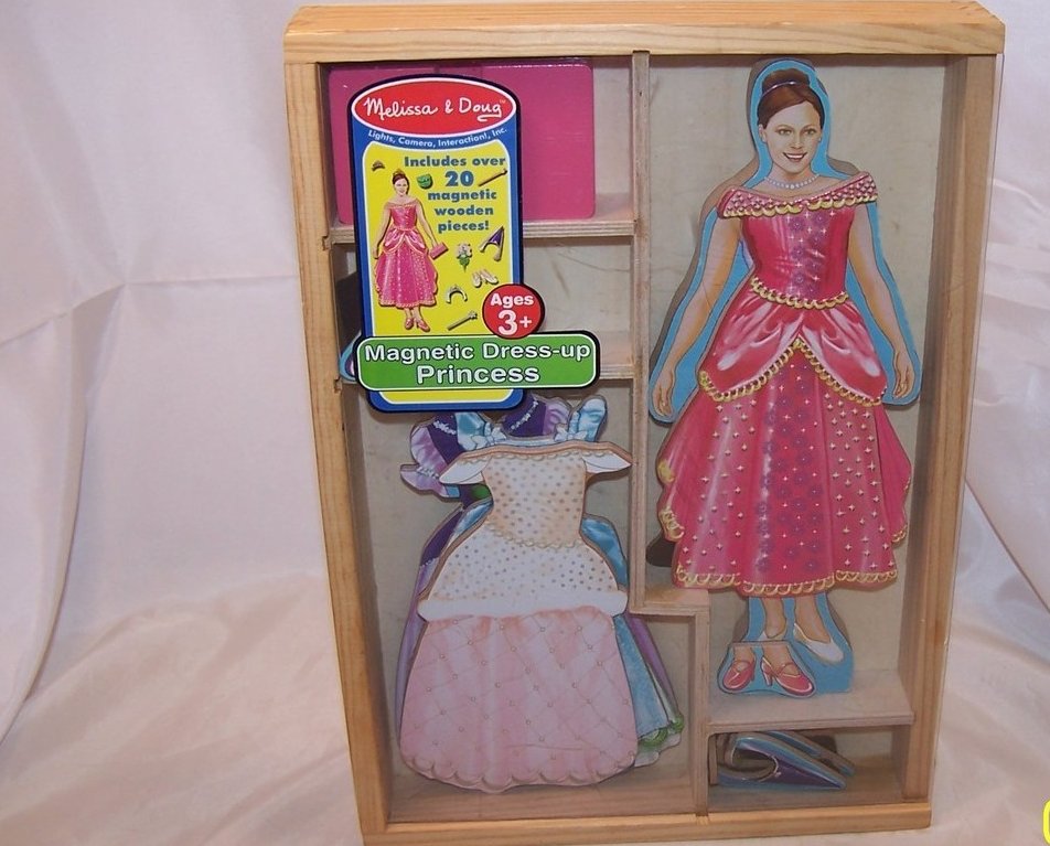 Melissa and Doug Magnetic Dress Up Princess, Ages 3 up