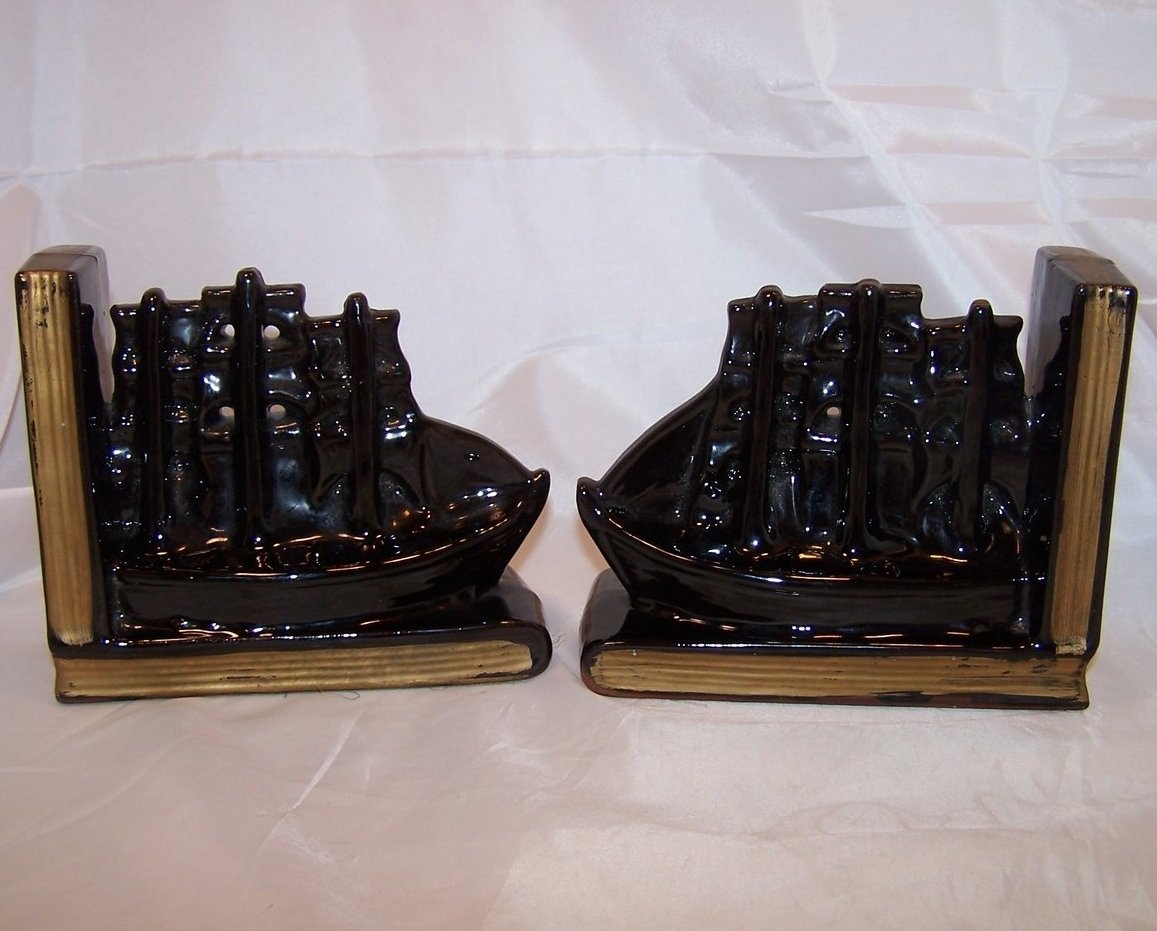 Image 2 of Bookend Great Sailing Ship Set