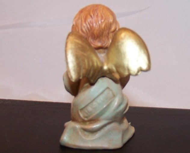 Image 2 of Angel Kneels in Prayer, Italy