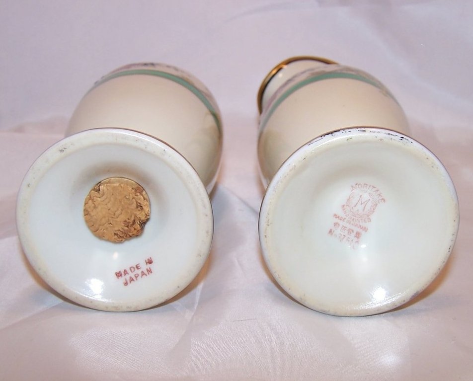 Image 4 of Classic Noritake Creamer and Sugar Shaker, Vintage, Japan