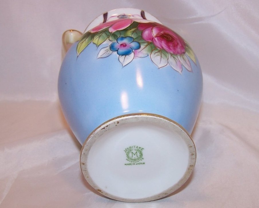 Image 5 of Double Handled, Hand Painted Vase, Noritake Japan Japanese