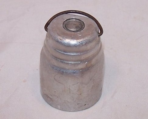 Image 0 of Barrel Shaped Pressure Cooker Weight, Bail Handle, Vintage