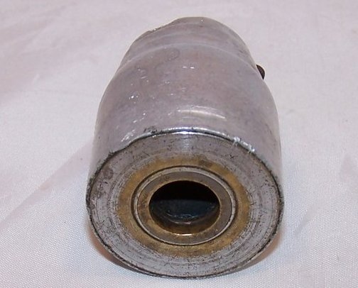 Image 1 of Barrel Shaped Pressure Cooker Weight, Bail Handle, Vintage