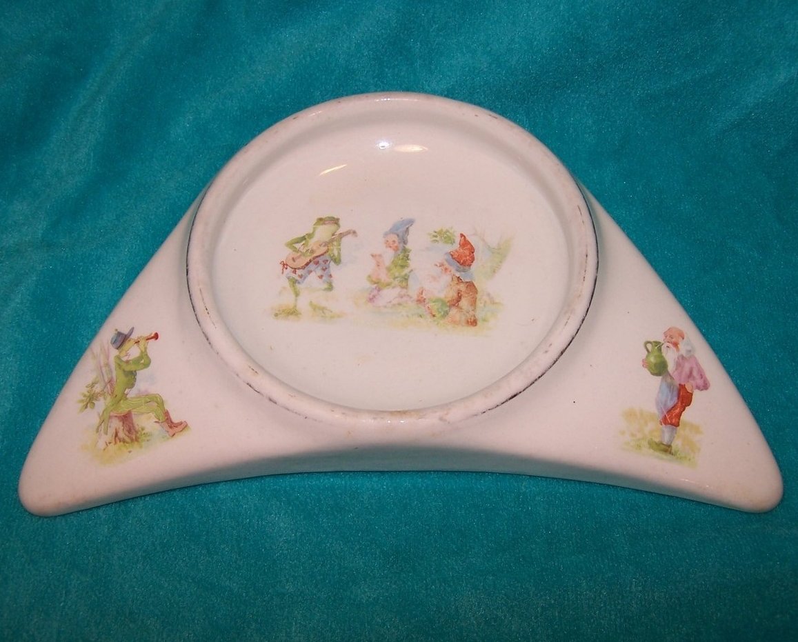 Image 0 of Underwoods Wee Fairy Folk High Chair Baby Plate Bowl, 1812
