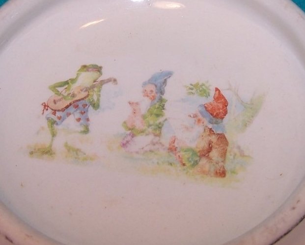 Image 3 of Underwoods Wee Fairy Folk High Chair Baby Plate Bowl, 1812