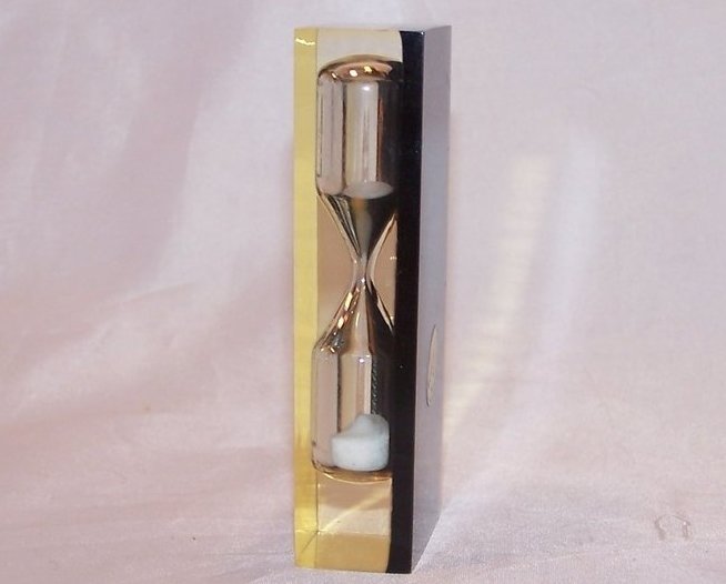 Image 1 of Hourglass Phone Timer w Gold Dial Phone