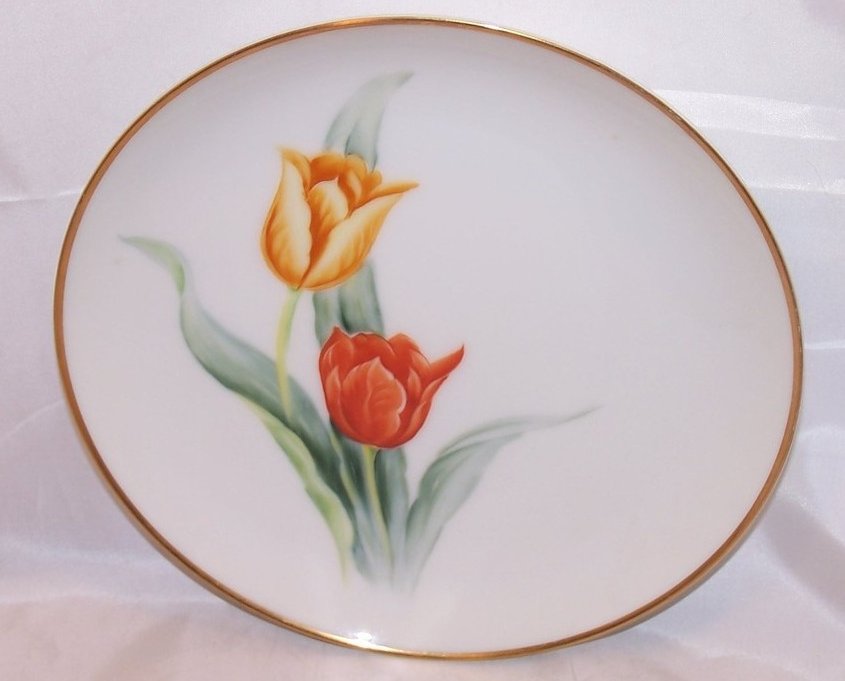 8 Inch Tulip Salad Plate, Sango China, Occupied Japan 