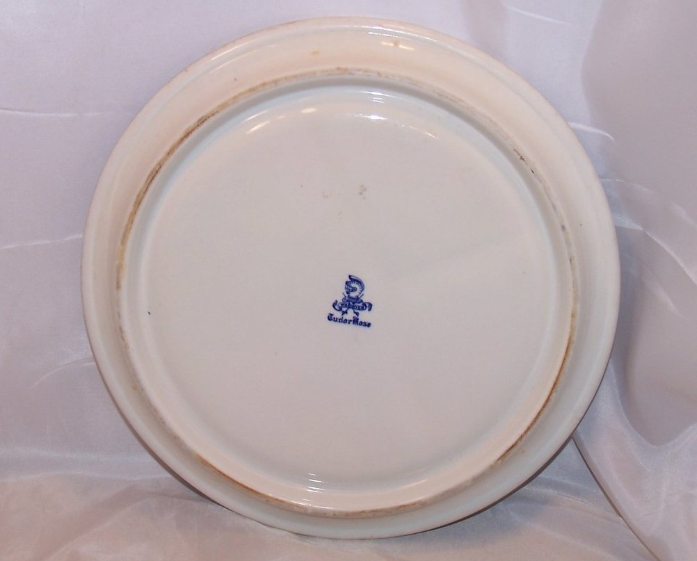 Image 1 of Warwick Tudor Rose Divided Grill Plate Blue