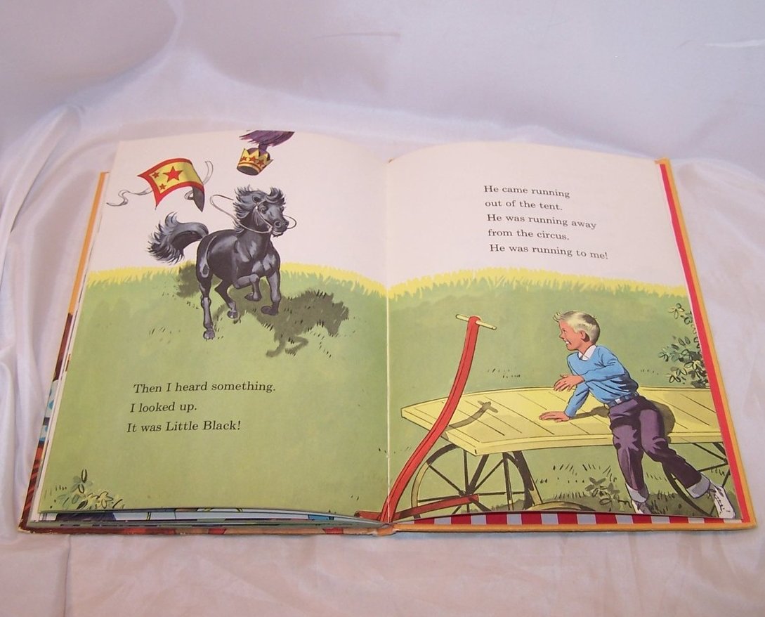 Image 2 of Little Black Goes to the Circus, I Can Read, by Farley, 1963