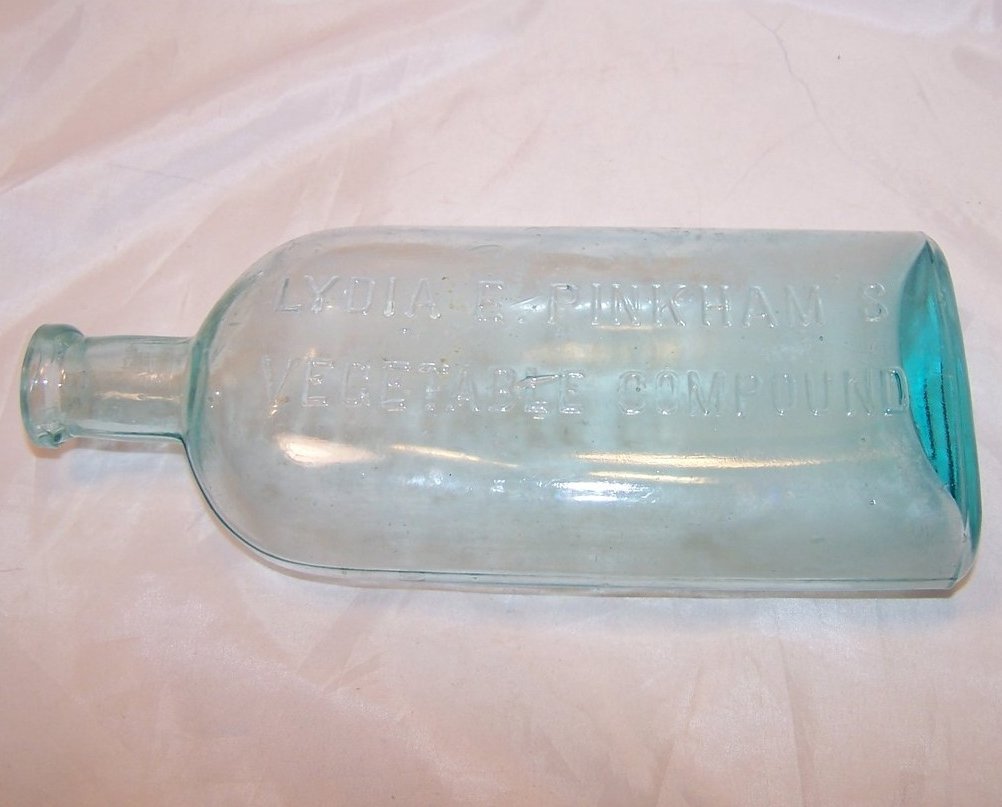 Image 1 of Lydia Pinkham's Vegetable Compound Glass Bottle, Approx 1900