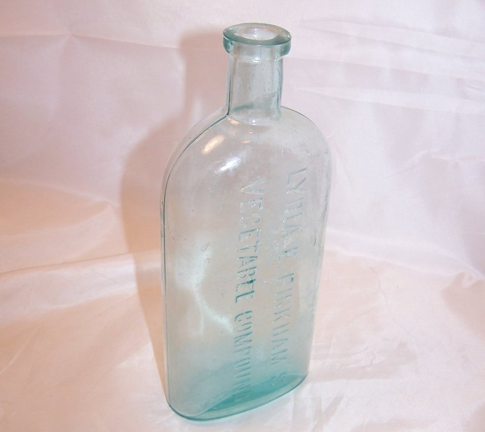 Image 3 of Lydia Pinkham's Vegetable Compound Glass Bottle, Approx 1900