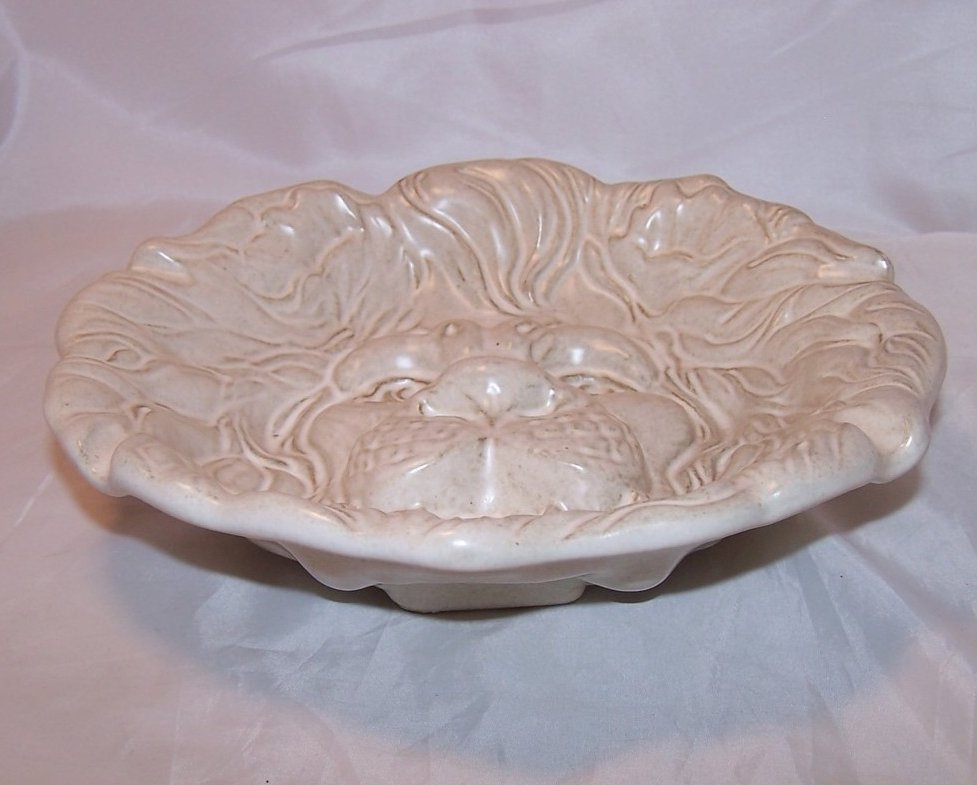 Image 1 of Haeger Classic Sculpted Lion Head Ashtray Ash Tray Bowl Dish