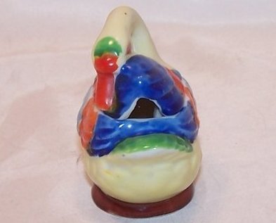 Image 1 of Chinese Goose Mini Condiment Dish, with Lid, Japan Japanese