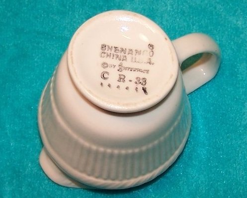 Image 3 of Shenango China Creamer, White, 3 Inches Tall