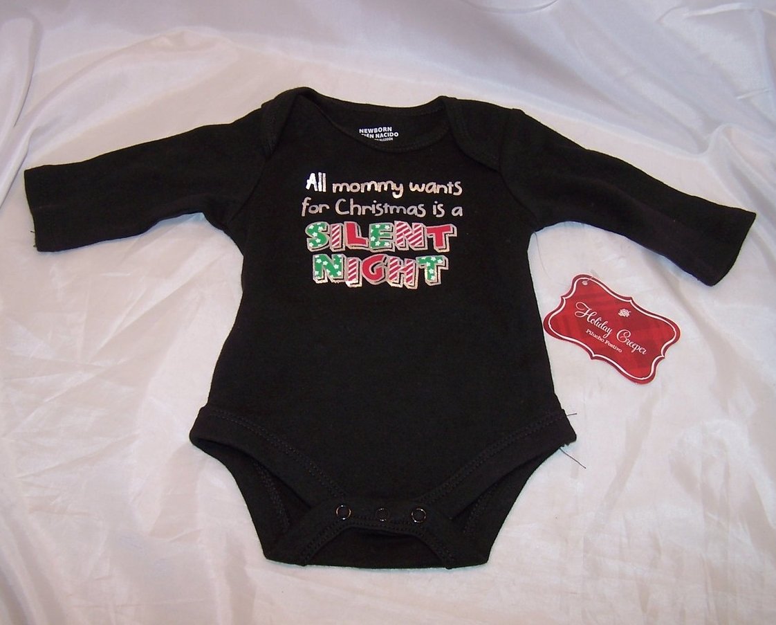 Image 1 of All mommy wants for Christmas Onesie Onesy, LS, New 