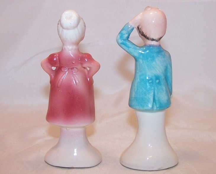 Image 2 of For Old Times Pregnant Couple Salt and Pepper Shakers Shaker