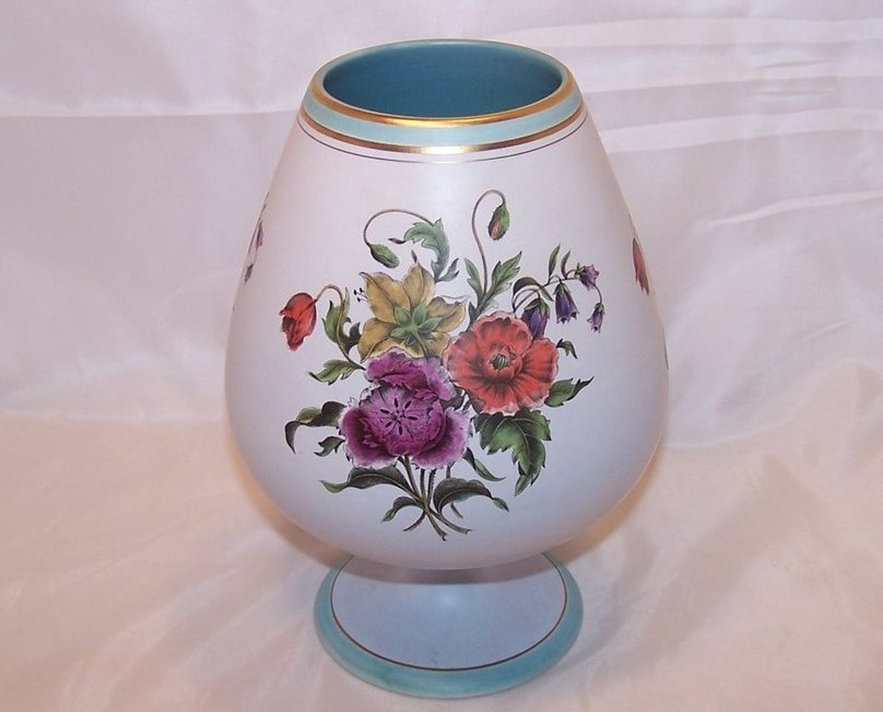 Image 2 of Flora Keramiek Gouda Holland Sandra Short Vase 1849, 8 Inches Tall