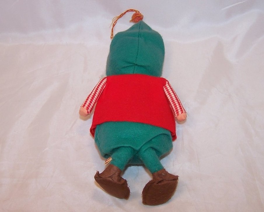 Image 1 of Vintage Christmas Elf Dwarf, Fun Farm, Faded 