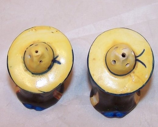 Image 4 of Sombero Wearing Mexican Men, Figures Salt and Pepper Shakers, Japan Japanese