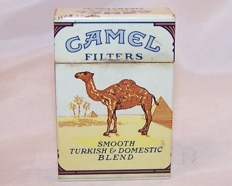 Camel Cigarette Pack Lighter, Vintage