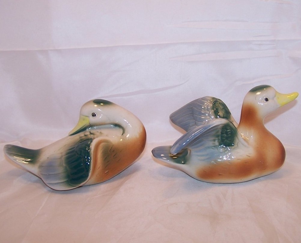 Image 4 of Swimming Ducks, Vintage Pair, Duck, Number 230 and 228