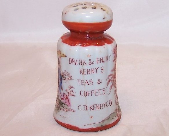 Image 1 of Sugar Shaker Advertising Kennys Teas Coffees, Japan Japanese