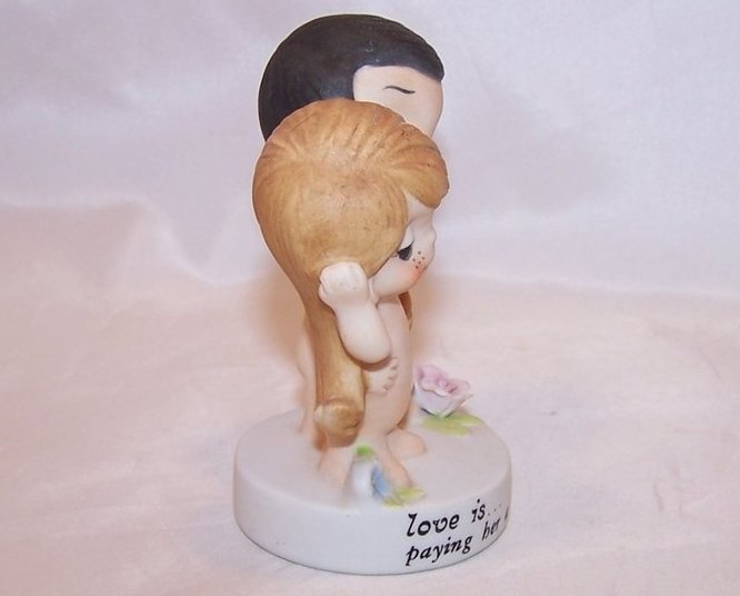 Image 3 of Love is... Boy and Girl Figurine by Kim, Los Angeles Times, 1972