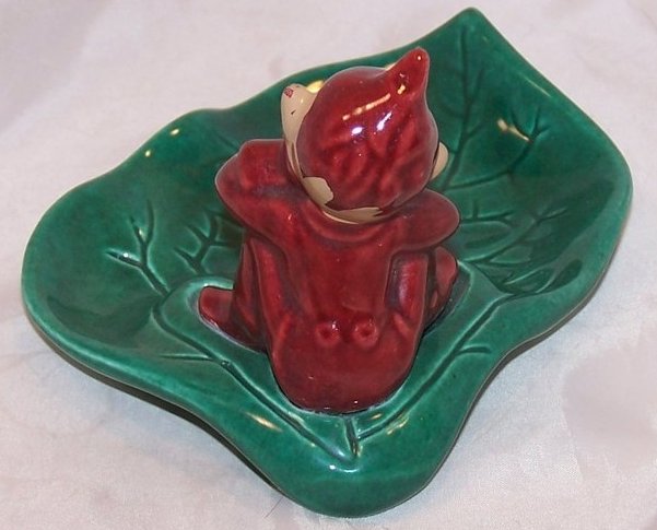 Image 2 of Pixie on Leaf, Gnome Dwarf Elf Bowl, Dish, California