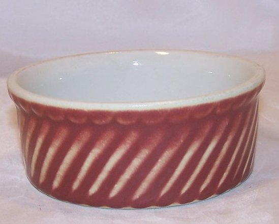 Small Bowl, Red Swirl, Hall