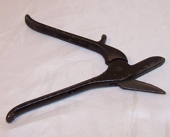 Image 3 of Vintage Cutter Tool, VIM 1, Heavy Metal, Painted Black
