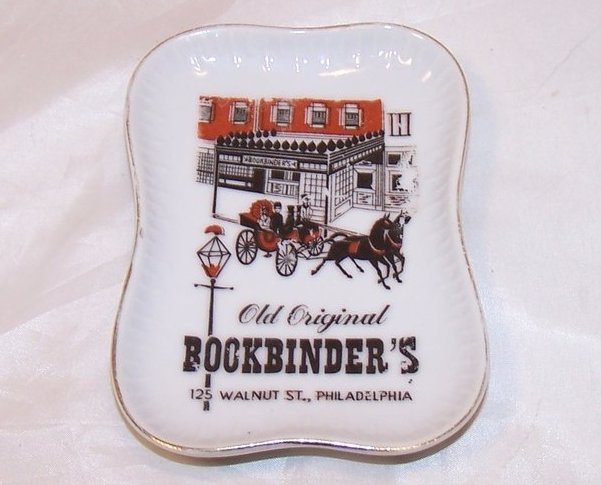 Old Original Bookbinders Salt, Sauce Dish
